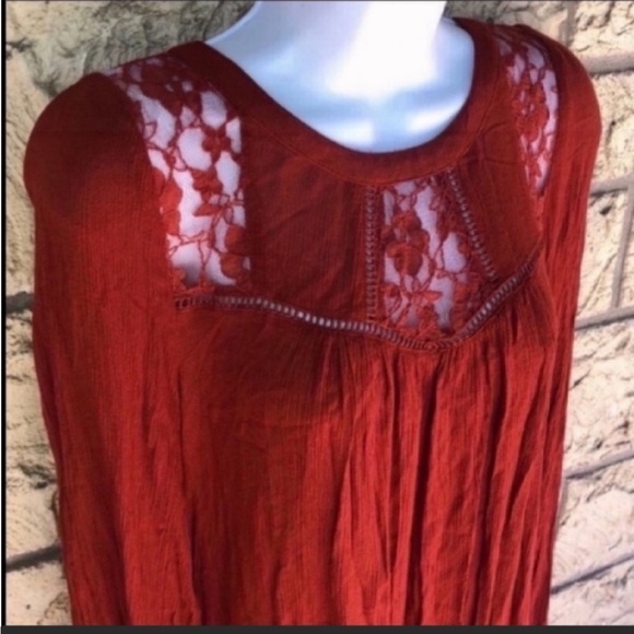 Tunic Top Flow Boho Burt Orange Amazing Top blouse
Med career casual look - Picture 4 of 11